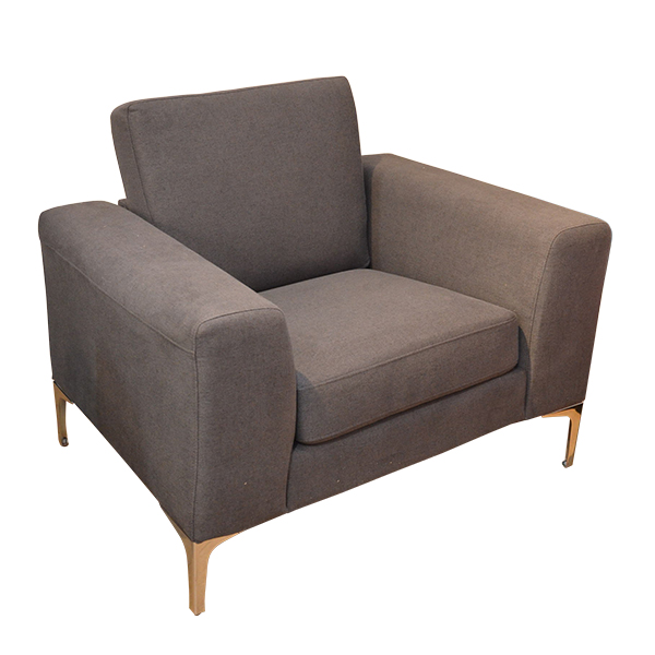 Fauteuil gris CUBIC - ADC