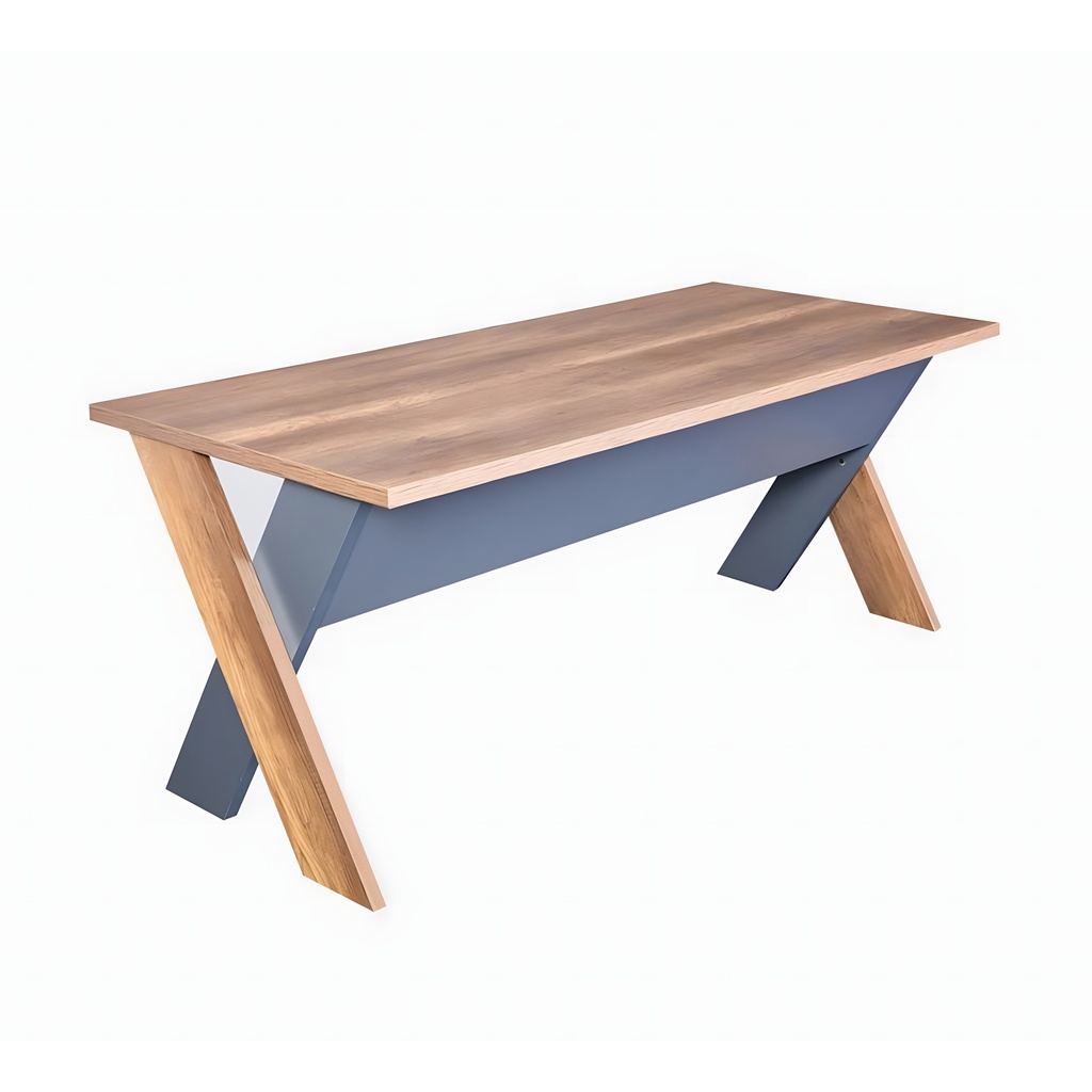 Bureau opérationnel 160 cm avc pied en croix