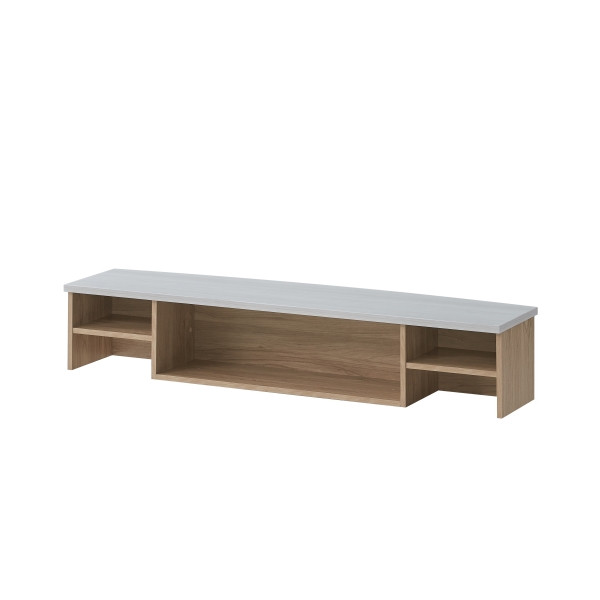 MEUBLE ADDITIONNEL COMPTOIR  1200X350X300 chene Naturel blanc