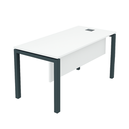 [BPOP-SGALAXY140-W] Bureau individuel Galaxy 140 cm Blanc